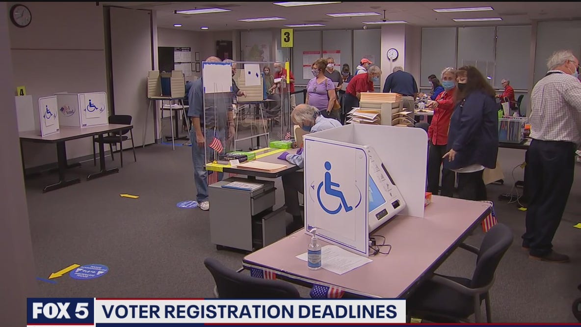 Voter registration deadlines
